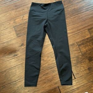Lands End Black Leggings Crop